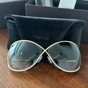 Tom Ford Women's Light Gold Sunglasses